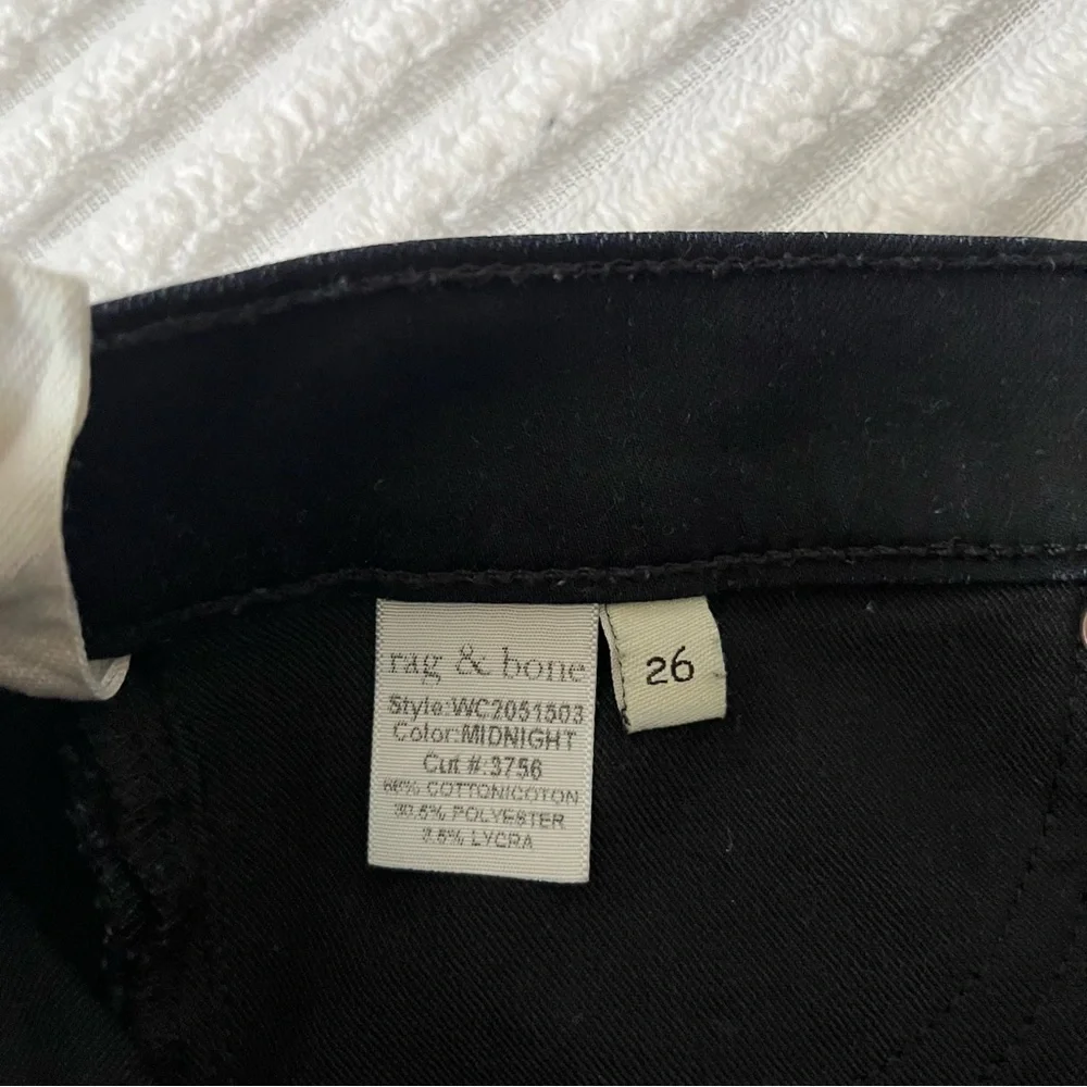 Rag & Bone Black Skinny Pants
